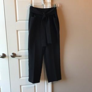 Ann Taylor Factory black tie waist pants